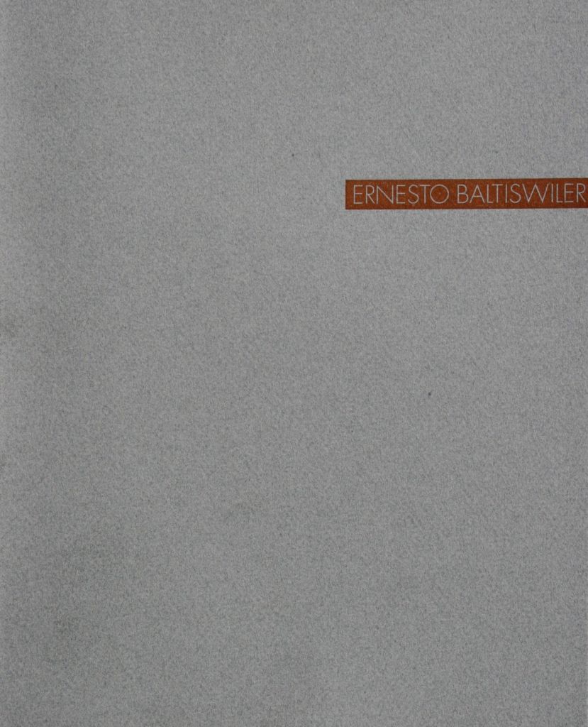 Ernesto Baltiswiler Book